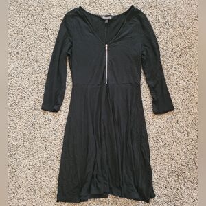 Express Black Zip Dress
